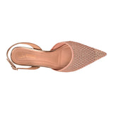 TACONES DE FIESTA NOMADAS MUJER 70110 TEXTIL ROSA