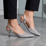 TACONES DE FIESTA NOMADAS MUJER 70110 TEXTIL PLATA