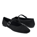 ZAPATOS NOMADAS MUJER 69126 SUEDE NEGRO