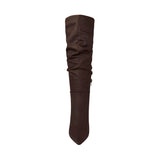 BOTAS NOMADAS MUJER 70204 SUEDE CAFÉ