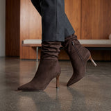 BOTAS NOMADAS MUJER 70204 SUEDE CAFÉ