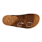 SANDALIAS NOMADAS MUJER 67939 SUEDE CAFÉ