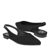 ZAPATOS CASUALES MUJER NOMADAS 69933 GAMUZA NEGRO