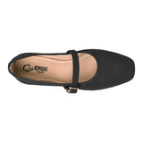 ZAPATOS CASUALES MUJER NOMADAS 69146 SUEDE NEGRO