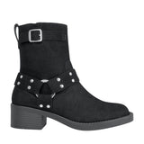BOTINES NOMADAS MUJER 66114 SUEDE NEGRO