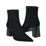 BOTINES NOMADAS MUJER 72202 SUEDE NEGRO