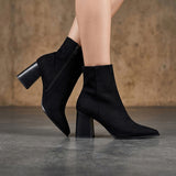BOTINES NOMADAS MUJER 72202 SUEDE NEGRO