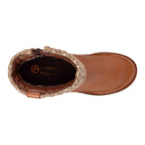 BOTINES CASUALES PARA DAMA LOBO SOLO 5840 PIEL CAFÉ