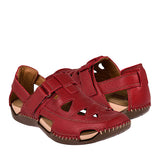 SANDALIAS DAMA LOBO SOLO 1947 PIEL ROJO