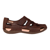 HUARACHES LOBO SOLO MUJER 1950 PIEL CAFÉ