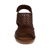 SANDALIAS DAMA LOBO SOLO 2319 PIEL CAFÉ
