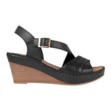 SANDALIAS MUJER LOBO SOLO 2359 PIEL NEGRO