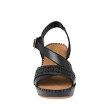 SANDALIAS MUJER LOBO SOLO 2359 PIEL NEGRO