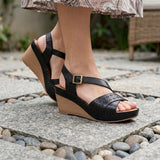 SANDALIAS MUJER LOBO SOLO 2359 PIEL NEGRO