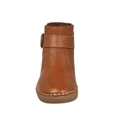 BOTINES CASUALES PARA DAMA LOBO SOLO 5053 PIEL CAFÉ