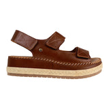 SANDALIAS DAMA LOBO SOLO 1637 PIEL CAFÉ