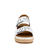 SANDALIAS DAMA LOBO SOLO 1680 PIEL BLANCO