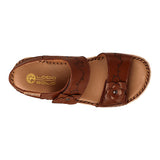 SANDALIAS MUJER LOBO SOLO 1684 PIEL CAFÉ