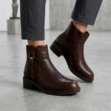 BOTINES LOBO SOLO MUJER 5098 PIEL CAFÉ