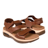 SANDALIAS LOBO SOLO MUJER 2103 PIEL CAFÃ‰