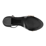 SANDALIAS CASUALES PARA DAMA CLASBEN 181398-07-96-5 NEGRO ORO