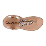 SANDALIAS DAMA CLASBEN MARTHA SIMIPIEL BEIGE