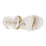 SANDALIAS DAMA CLASBEN 526452 SIMIPIEL BLANCO