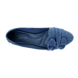 ZAPATOS DAMA MY CLASBEN GARDENIA TEXTIL AZUL
