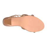 SANDALIAS CLASBEN PARMOUR MUJER SIMIPIEL ORO