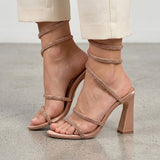 SANDALIAS CLASBEN PARMOUR MUJER SIMIPIEL ORO