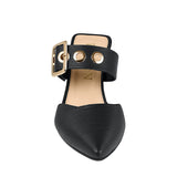 TACONES DAMA PASSION CIRCONIA SIMIPIEL NEGRO