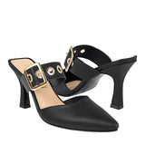 TACONES DAMA PASSION CIRCONIA SIMIPIEL NEGRO