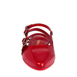 ZAPATOS CASUALES DAMA CLASBEN ZAFIRO CHAROL ROJO