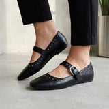 ZAPATOS MUJER CLASBEN MORA SIMIPIEL NEGRO