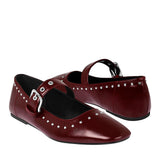 ZAPATOS CLASBEN MORA MUJER SIMIPIEL VINO
