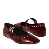 ZAPATOS CLASBEN MORA MUJER SIMIPIEL VINO