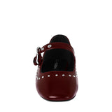 ZAPATOS CLASBEN MORA MUJER SIMIPIEL VINO