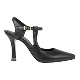 TACONES CLASBEN KENNETH MUJER SIMIPIEL NEGRO