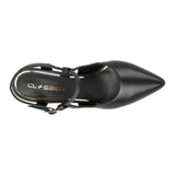TACONES CLASBEN KENNETH MUJER SIMIPIEL NEGRO