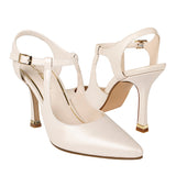 TACONES CLASBEN KENNETH MUJER SIMIPIEL BEIGE