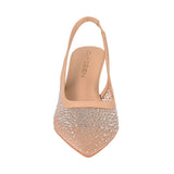 TACONES DE FIESTA CLASBEN MUJER CUARZO SIMIPIEL BEIGE