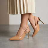 TACONES CLASBEN MUJER GEORGINA CHAROL BEIGE