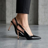 TACONES CLASBEN MUJER GEORGINA CHAROL NEGRO