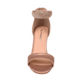 SANDALIAS DE FIESTA CLASBEN GLAMOUR MUJER SIMIPIEL ORO