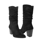 BOTAS CLASBEN JESSY MUJER SUEDE NEGRO
