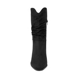 BOTAS CLASBEN JESSY MUJER SUEDE NEGRO