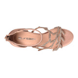 SANDALIAS PARA FIESTA CLASBEN MUJER FROZEN SIMIPIEL ORO