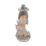 SANDALIAS PARA FIESTA CLASBEN MUJER FROZEN SIMIPIEL PLATA