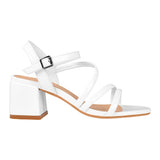 SANDALIAS CLASBEN MUJER SIBEL CHAROL BLANCO
