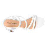 SANDALIAS CLASBEN MUJER SIBEL CHAROL BLANCO